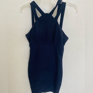 Honey and Rosie navy formal dress (juniors)